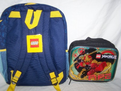 Ninjago+Backpack+and+Lunch+Box Lego Ninjago School Backpack Amp Lunchbox New Fast Shipping | eBay