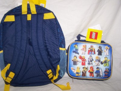 lego backpack and lunchbox