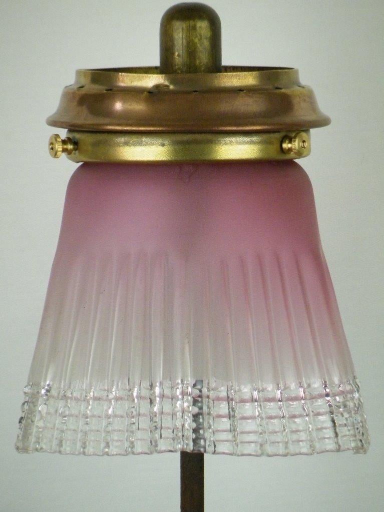 Glass Paraffin Oil Inverted Gas Mantle Cranberry Lamp Shade Fits Tilley