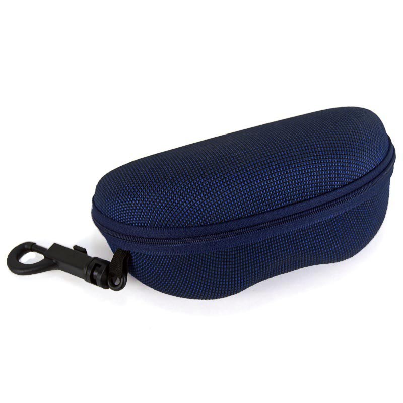 Nylon Semi Hard Zipper Eyewear Case w Belt Clip Soft Sunglass Sunnies