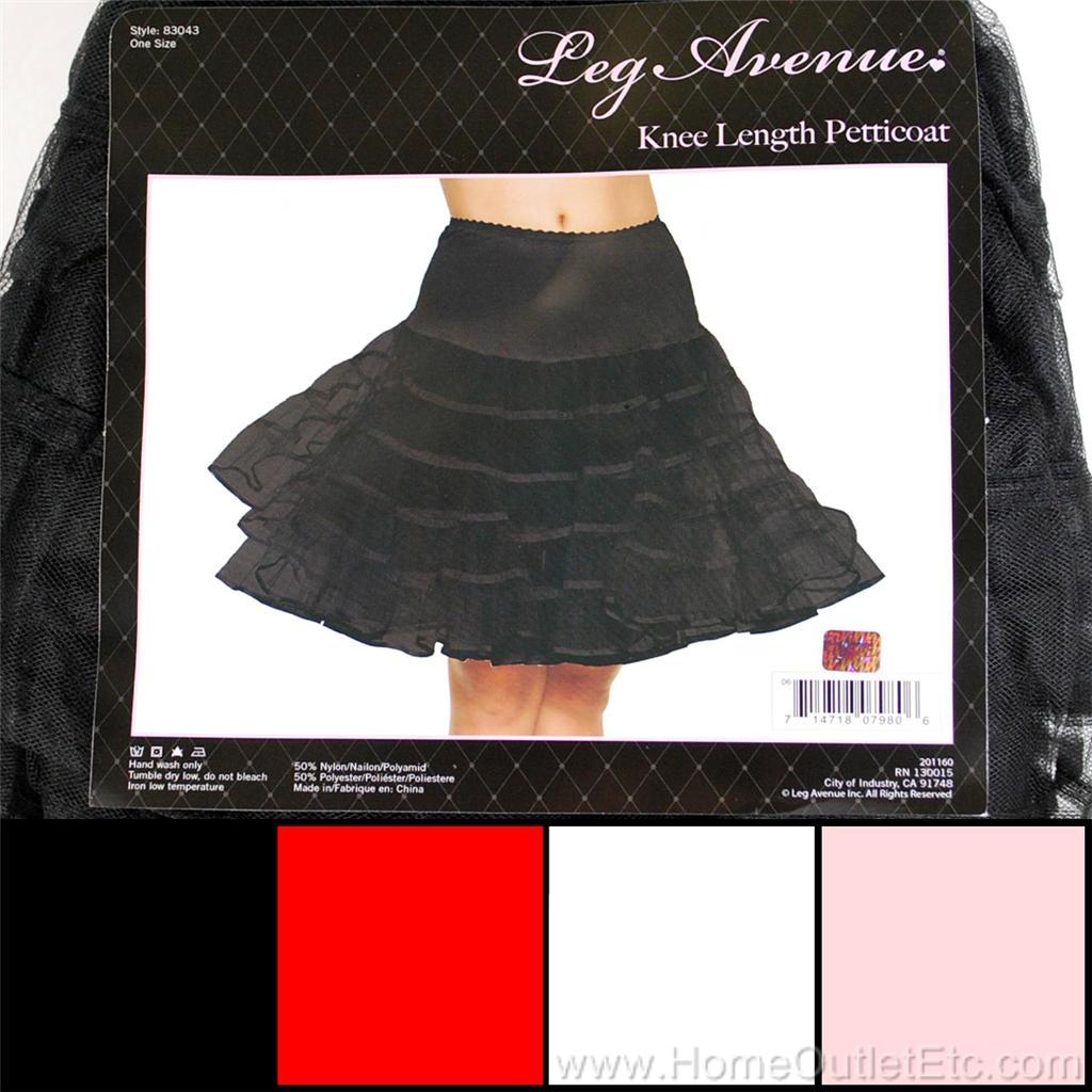 knee length petticoat slip