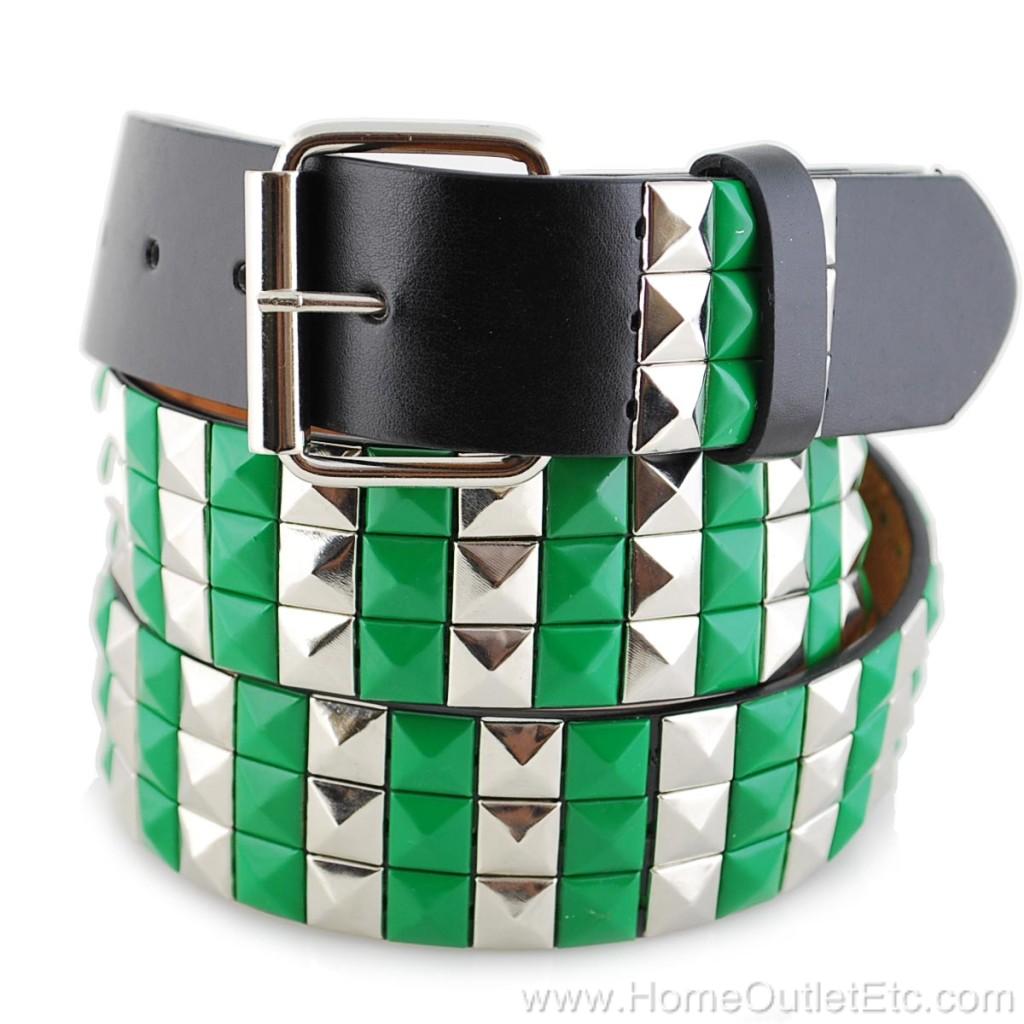 Cintura Nobuckle Bull Soft In Cuoio Con Micro-borchie, Colore T.MORO - Foto 10