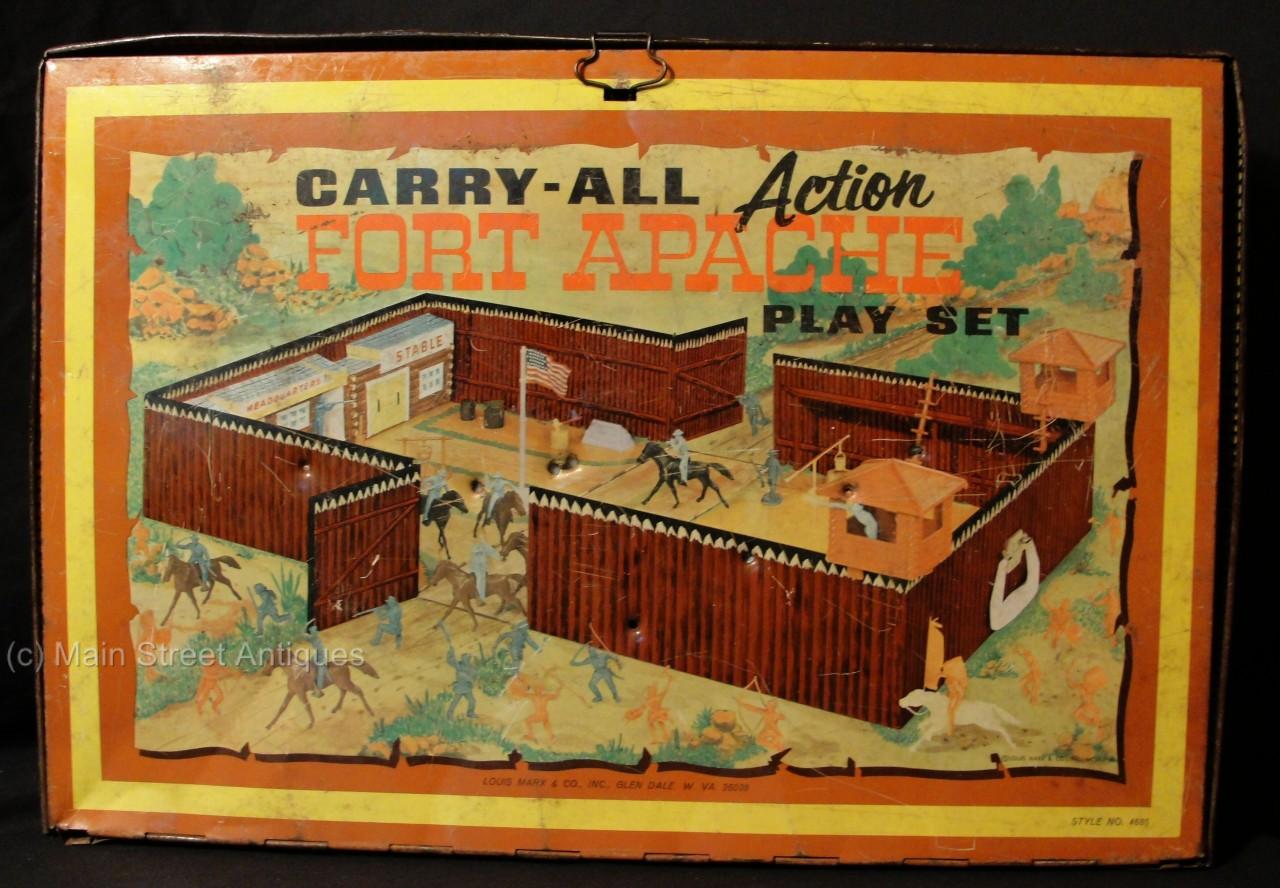 Fort Apache CarryAll Action Play Set by MARX 4685 eBay