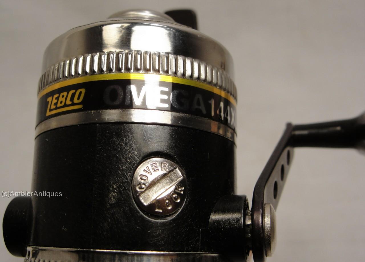 Antique Vintage ZEBCO OMEGA 114 XL Closed Face Spinning Reel Ultra