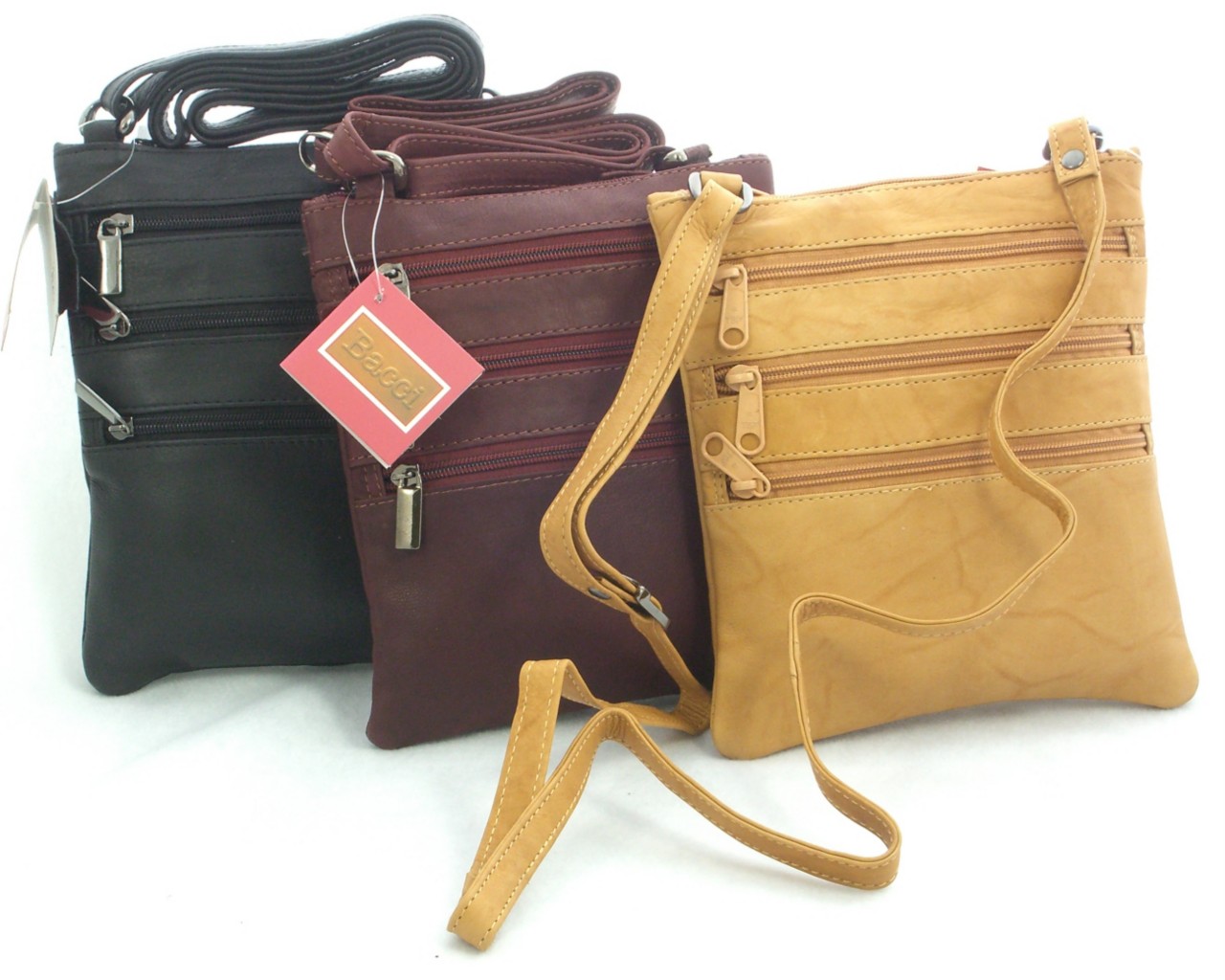 Leather Small Crossbody Bag Handbag Purse w pockets NWT | eBay