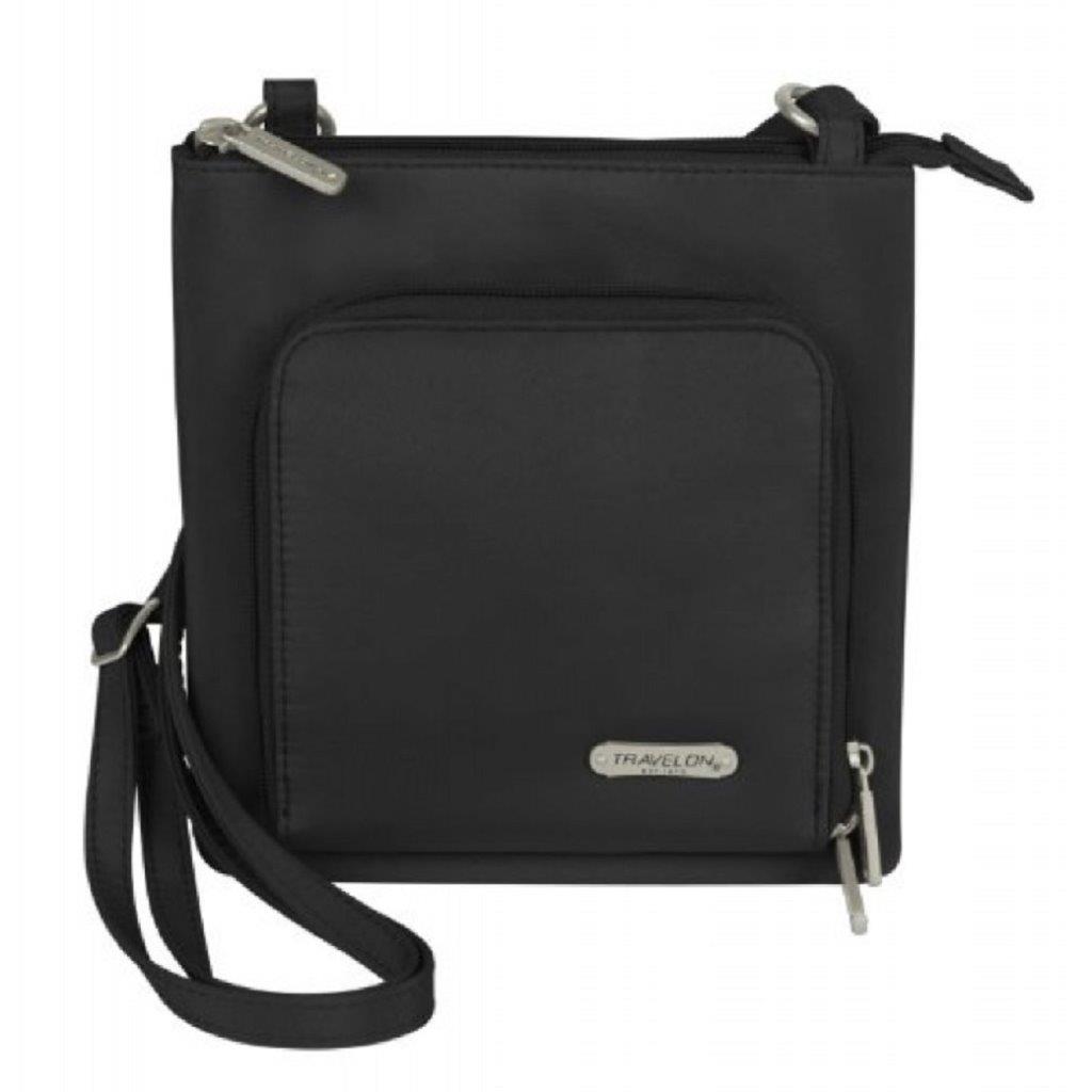 Travelon Luggage RFID Blocking Slim Shoulder Bag Purse 3 Colors eBay