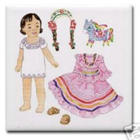 mexican paper doll