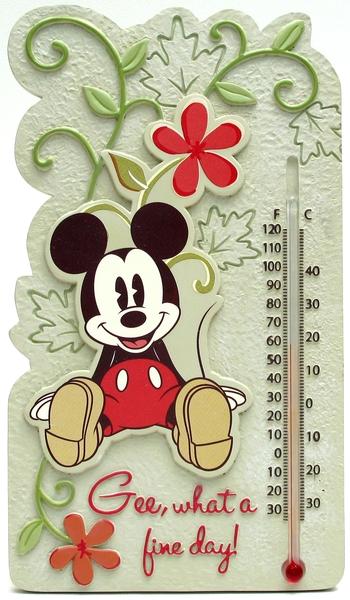 Mickey Mouse Thermometer Disney Garden Decor Gift Boxed On Popscreen