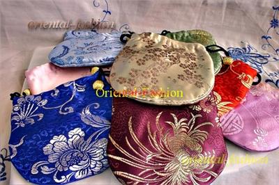 Tall Jewelry Boxes  Women on Buy4get5 Lot Of 200 Silk Brocade Jewelry Pouch Bag C42   Ebay