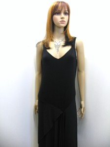 MAX MARA BLACK COCKTAIL EVENING DRESS SI