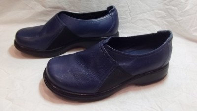 Dansko Womens Sandals on Womens Shoes Dansko Clogs Professional Mules Blue Leather 40 New Work