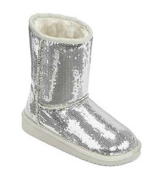 wide fit sparkly boots