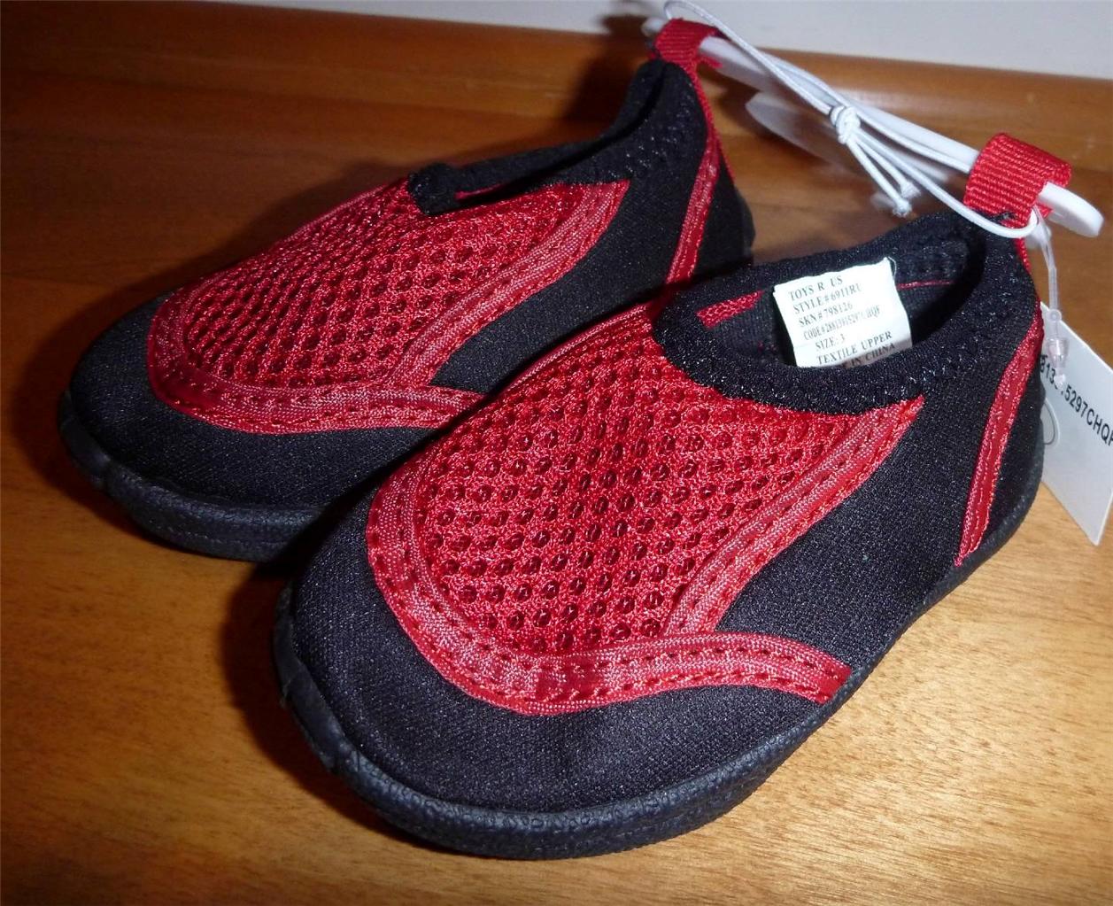 red aqua shoes