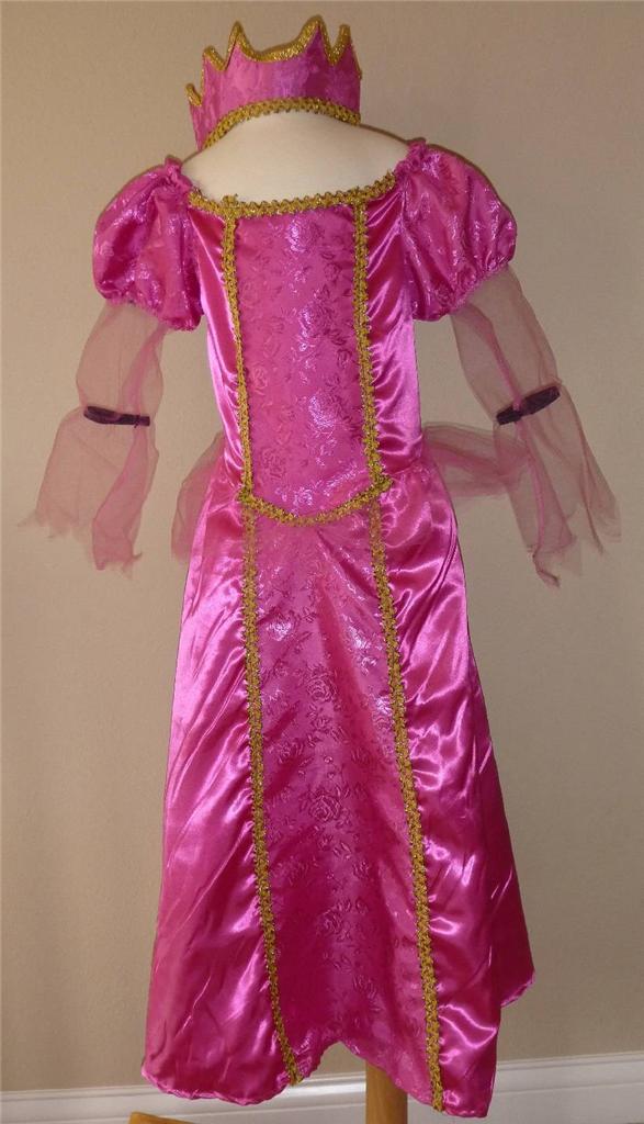 Girls Pink Purple Green RENAISSANCE PRINCESS costume Size 4/6 6/8 Dress