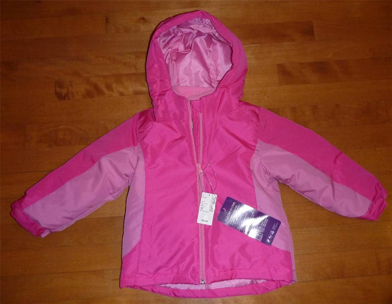 Girls 3 in 1 CHILDRENS PLACE Winter Coat Ski Jacket Size 2T 3T 4T liner