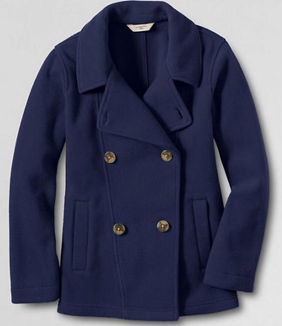 The Best Winter Coats For Girls Savvy Sy Moms Sebby Hooded Fleece Double Ted Peacoat