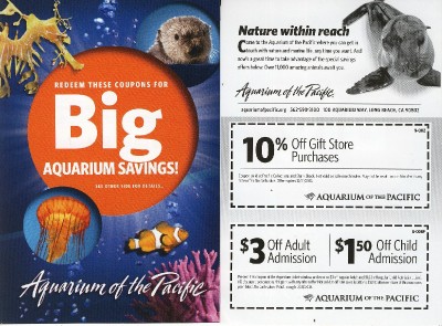 Long beach aquarium discount coupons