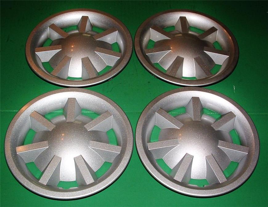 Ezgo Club Car + More Golf Cart 8 " Wheel Covers Hub Caps 4 " Sharp