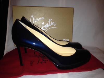 Christian Louboutin New Simple Pump 85 Patent Leather Platform ...