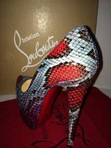 Christian Louboutin Daffodile 160 Python Deco Platform Heels Pumps ...  
