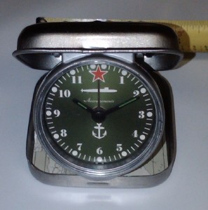 WHOLESALE  3 RUSSIAN MILITARY STYLE TRAVEL ALARM CLOCKS