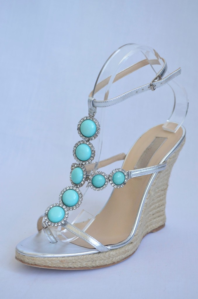michael kors turquoise sandals