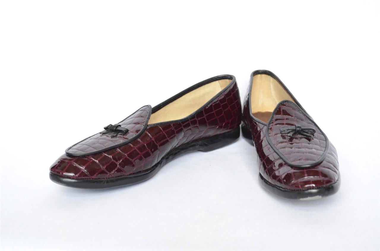 belgian slippers belgian shoes womens burgundy croco patent slip on loafer belgian slippers belgian shoes womens burgundy croco patent slip on loafer