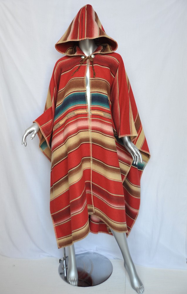 RALPH LAUREN *Native American+Navajo+Southwest* Hooded BLANKET COAT