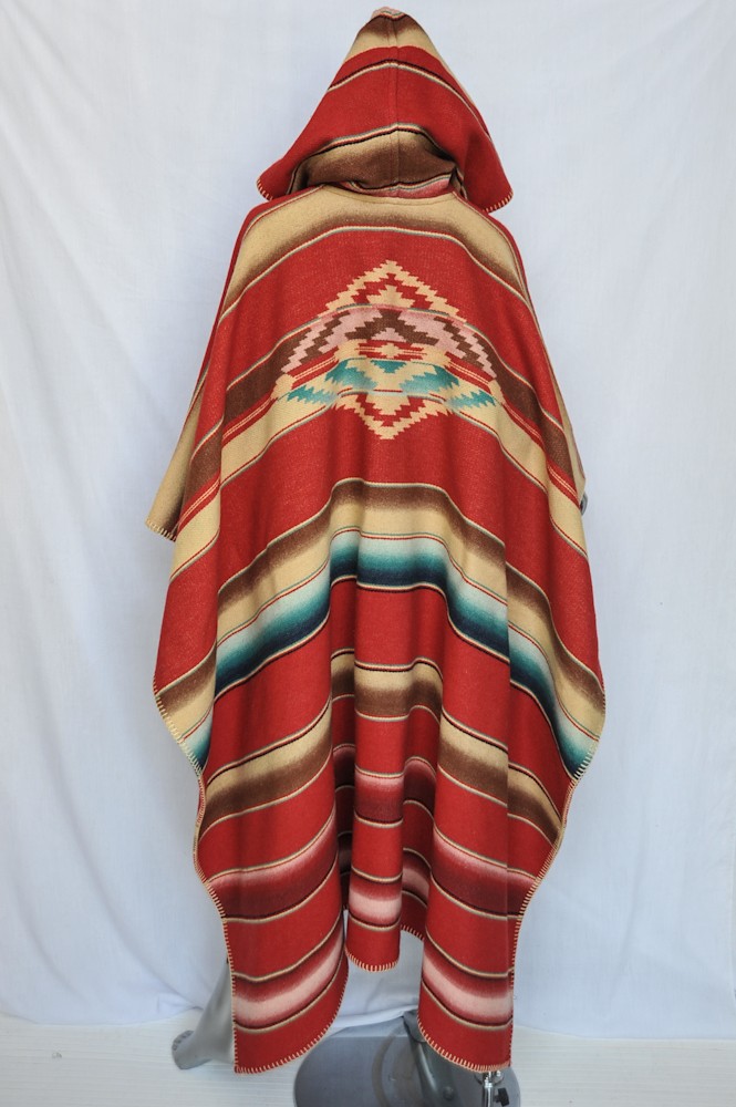 RALPH LAUREN *Native American+Navajo+Southwest* Hooded BLANKET COAT