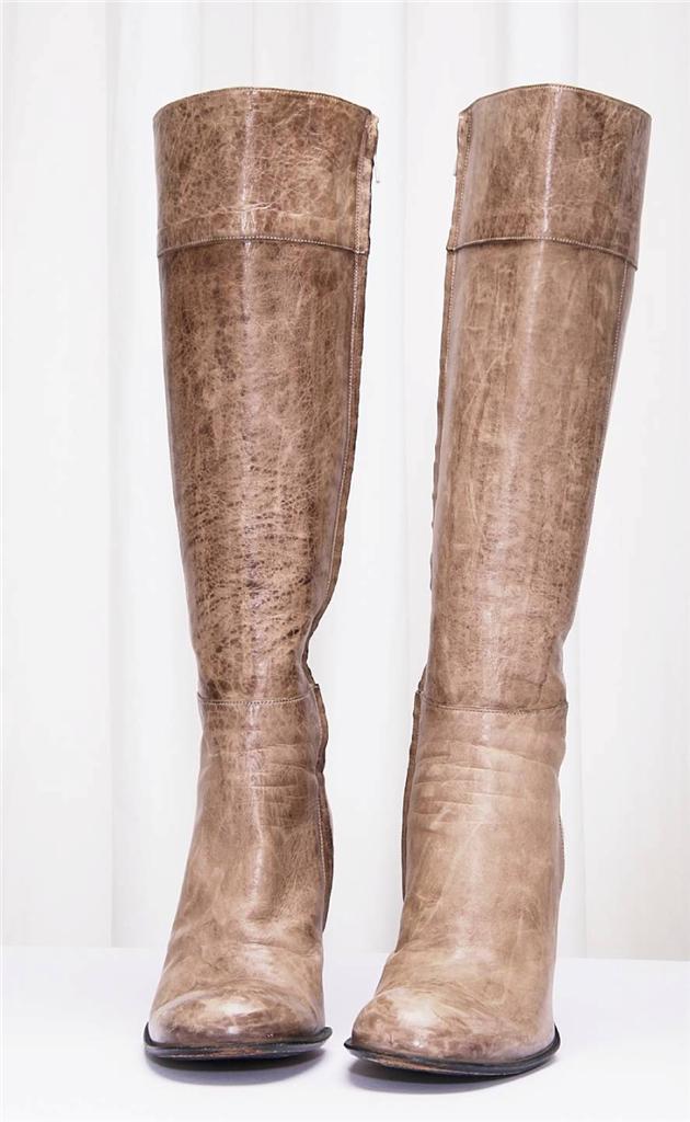 knee high burberry boots