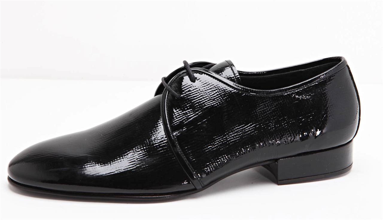 LOUIS VUITTON Black Patent Leather Oxford Tuxedo MENS Dress Shoe sz. 9 NEW | eBay