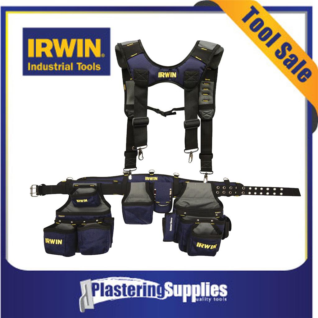 Irwin Ballistic Rig with Suspenders Nail Tool Bag IR 30297 eBay