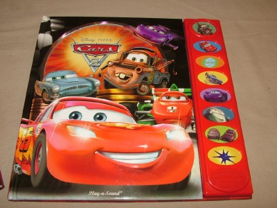 DISNEY CARS 2 PLAY A SOUND SONG BOOK & CARS TUNES MATERS TALL TALES 3