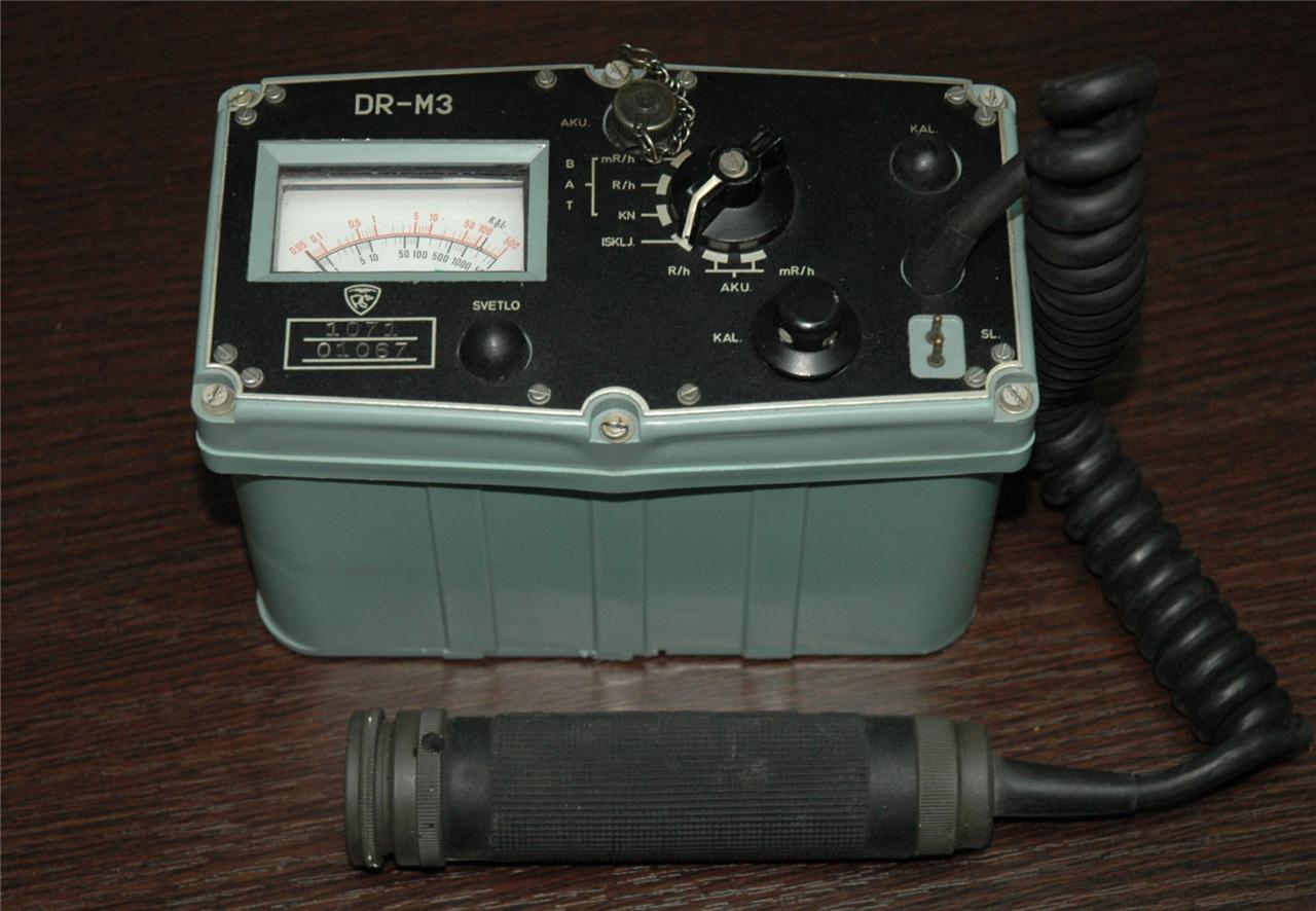 MILITARY GRADE GEIGER MULLER COUNTER RADIATION DETECTOR DRM3