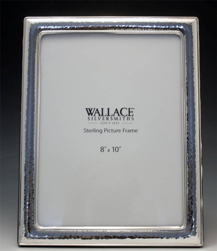 VINTAGE WALLACE STERLING SILVER PICTURE FRAME 8 X 10" MADE IN ITALY NO