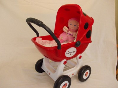 my first pram and doll fisher price