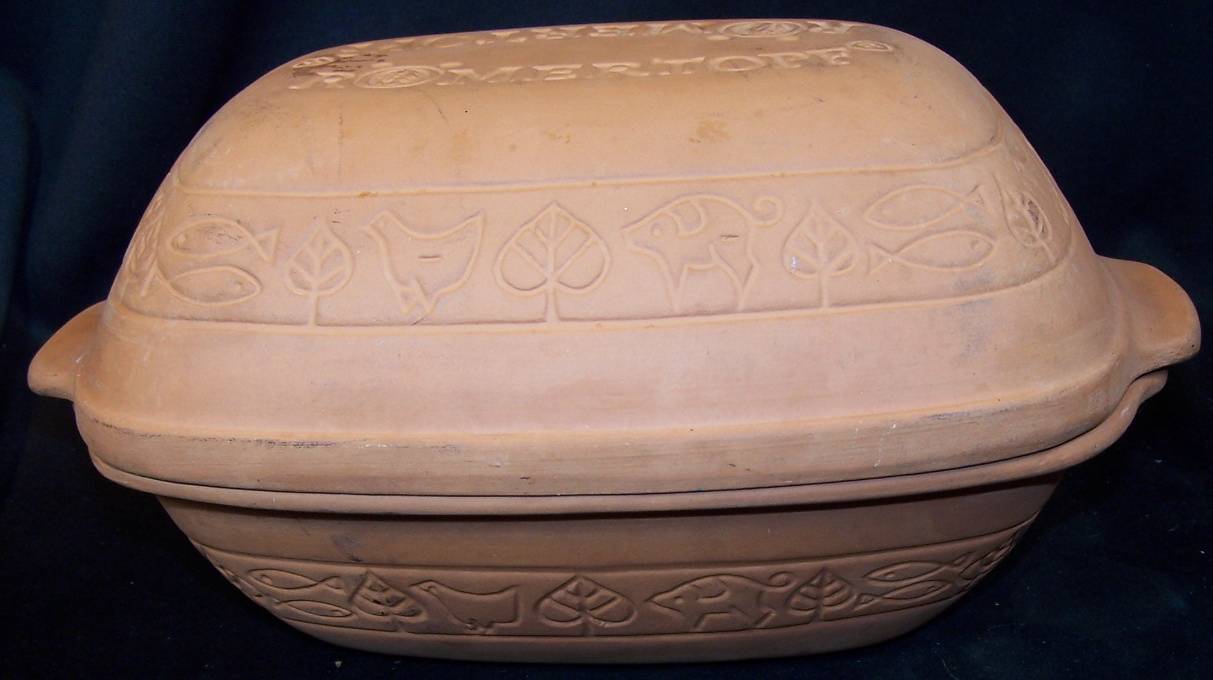 Romertopf Bay Germany Piece Clay Baking Pot Romertopf Bay Germany Piece Clay Baking Pot