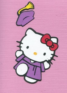 New! Cricut Hello Kitty #14 Graduation Die Cut
