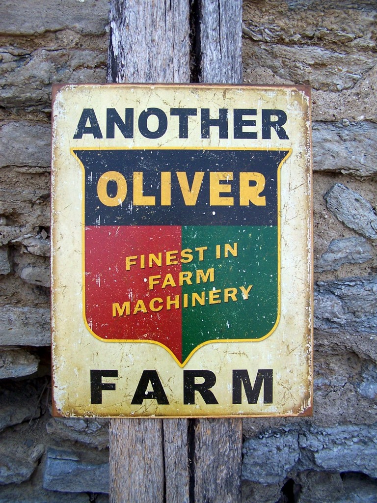 Another Oliver Farm Tractor Farmers Retro Tin Sign USA 16" FREE SHIP