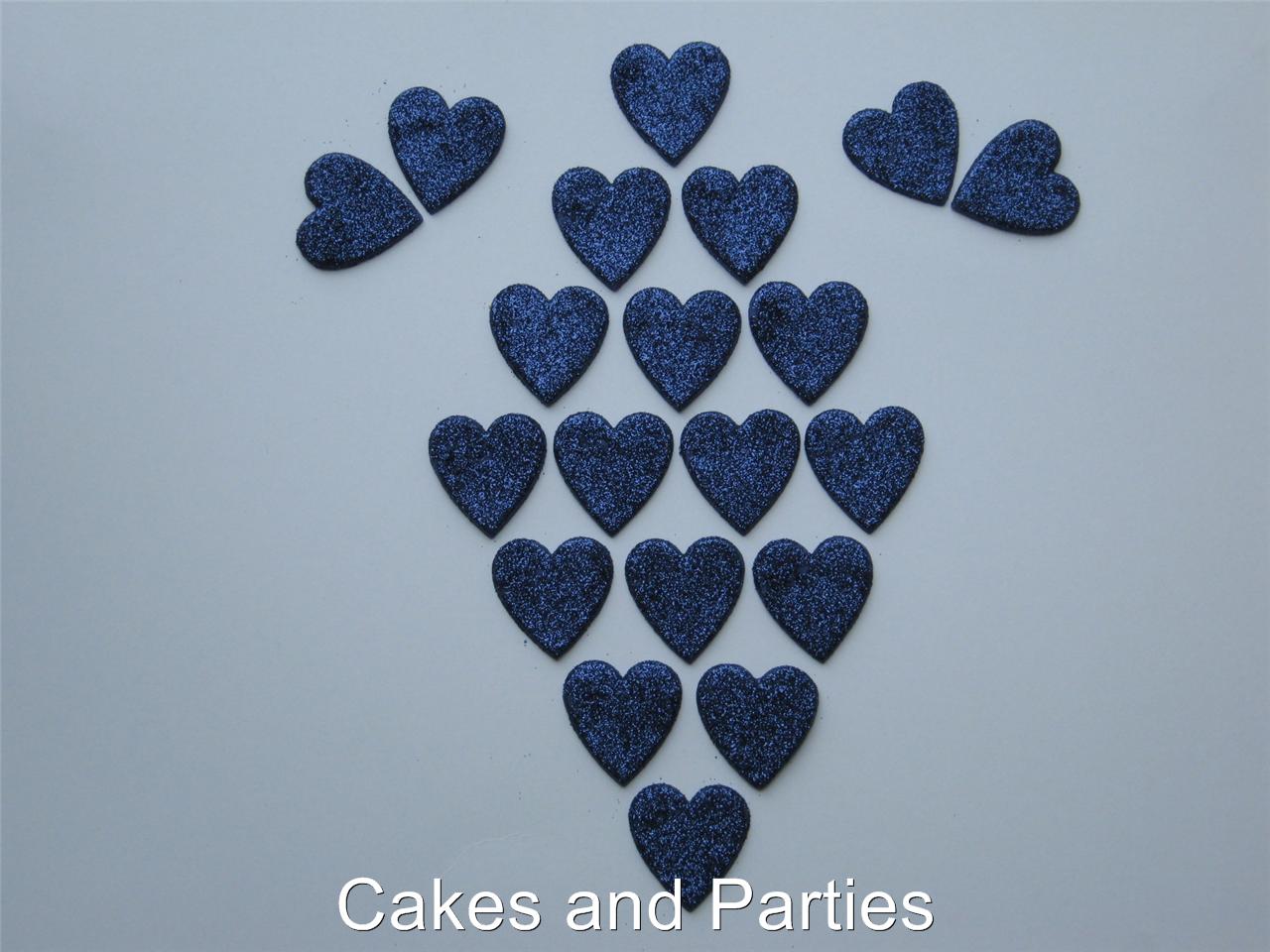 20 X EDIBLE GLITTER STARS. CAKE DECORATIONS - VARIOUS COLOURS - SMALL 2cm