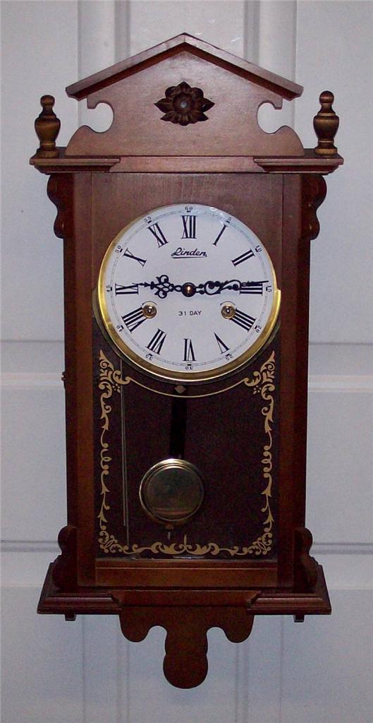 Linden Vienna Style Wall Regulator 31 Day 1970's Nice eBay