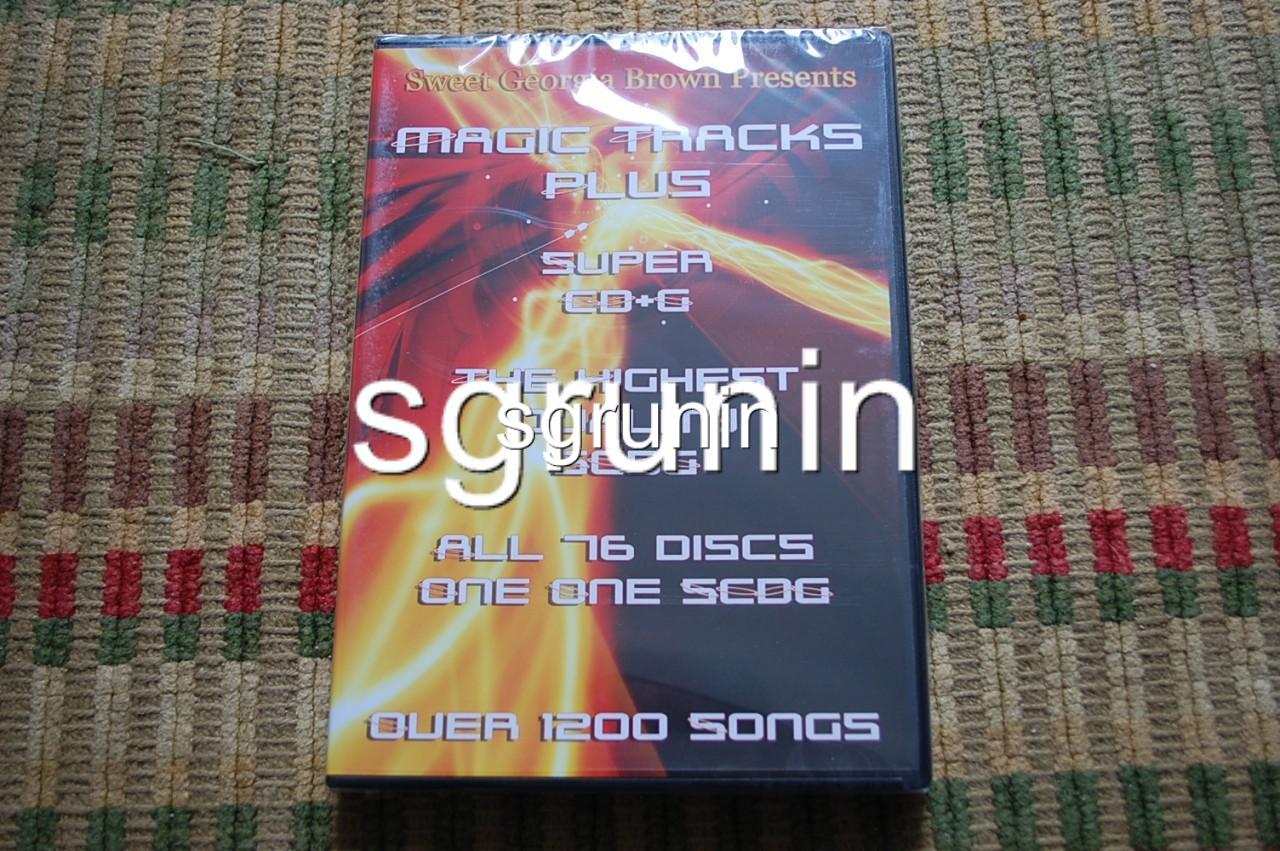 MAGIC TRACKS SCDG KARAOKE SET 1200 SONGS (MSRP $119.99)