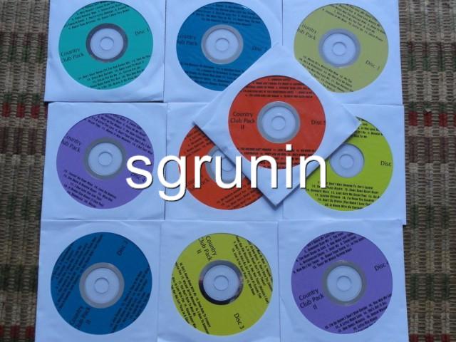 10 CDG COUNTRY KARAOKE LOT SET 200 SONGS NEW *$159.99*
