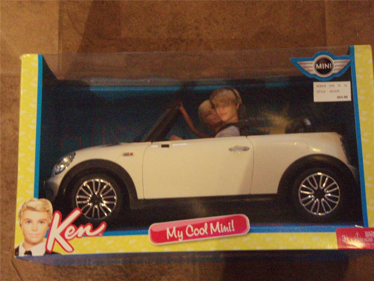 Barbie & Ken MY COOL MINI COOPER + 2 Dolls. Barbie & Ken Doll. White Car. NEW | eBay