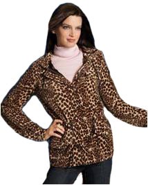 Sutton-Studio-Womens-Leopard-Print-Anorak-Jacket-with-Hood-Petite-Misses-amp-Plus