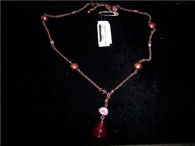 Premier Jewelry Necklaces on Premier Design Jewelry Raspberry Cp 18  Necklace 20014   Ebay
