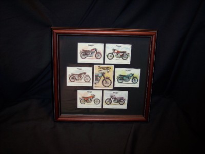 Ebay Triumph Motorcycle on Triumph 2nd Series Motorcycle   7 Collector Card Set   Ebay