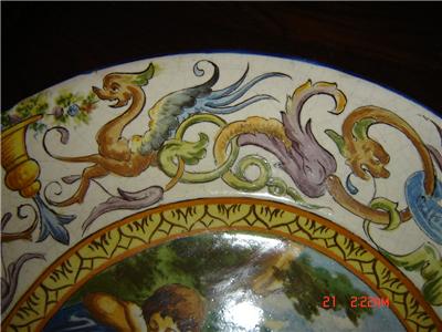 Italian Antiques on Antique Italian Faenza Faience Majolica Plate 14  C1790   Ebay