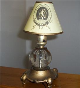 vintage Antique/Vintag cupid e Shade  Small lamp Table Lamp about Details w/Cupid Lamp