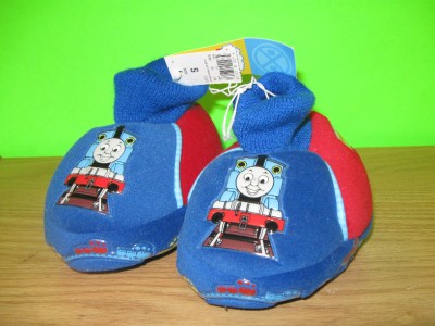  Shoes  Toddlers on Friends The Train Blue Slippers House Shoes Toddlers Boys Small 5   6